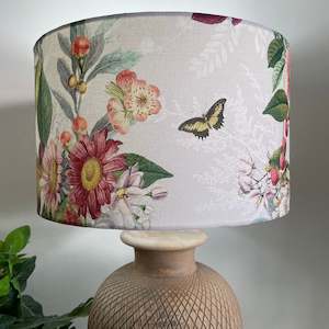 Ready-made MEDIUM barrel Spring Hedgerow lampshade