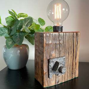 Architectural Inspiration | Handcrafted Wood Lamp | Wharf series #127