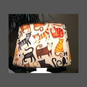 Furniture: Cat tails lampshade