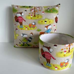 Ready-made One of a Kind Fox Lampshade & Cushion Set