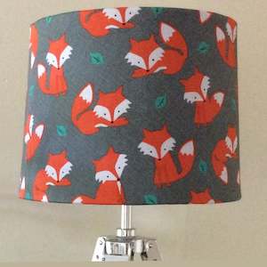 Fox Fabric Lampshade | Handcrafted