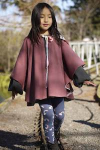 Dressmaking - custom tailoring: Cape Coat – Grape