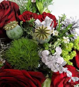 Florist: Christmas bouquet