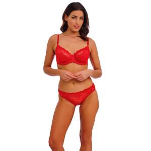 Wacoal Embrace Lace UW Equestrian Red Bra