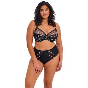 Elomi Matilda UW Plunge Black Dot Bra