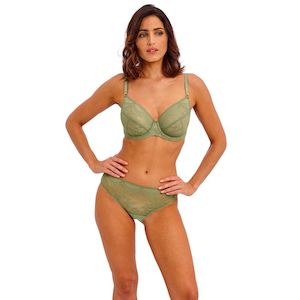 Wacoal Sensu Lace Silk Green Brief