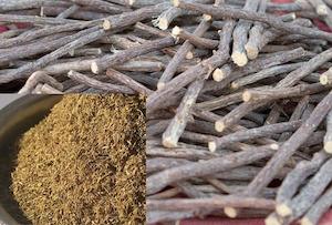 Tea manufacturing: Licorice (Glycyrrhiza galabra) Root Tea