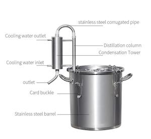 Tea manufacturing: Steel Distiller