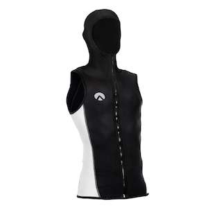 Chillproof Sleeveless Vest With Hood Full Zip - Mens