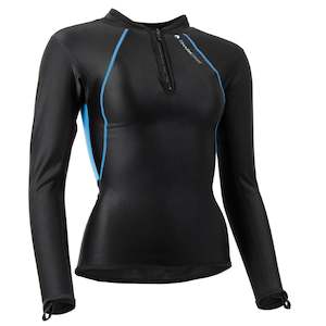 Chillproof Long Sleeve Chest Zip Top - Womens