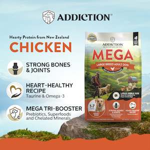 Addiction MEGA Chicken Large Breed Adult Dog Food