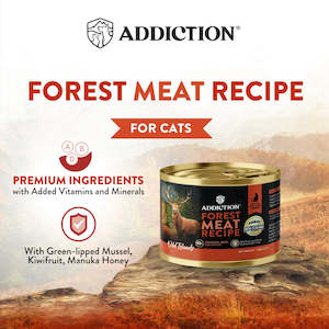 Forest Meat Venison & Beef Canned Cat Food - **Buy 4 get the 5th FREE**