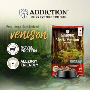 Addiction Viva La Venison Dog Food