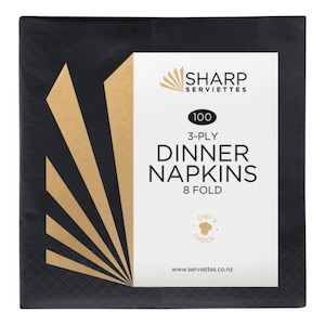 Dinner 3 Ply 8 Fold Napkin – Sharp Serviettes