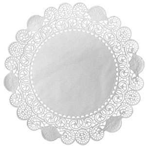 Paper product manufacturing: Paper Lace Doilies Round 19cm – Sharp Serviettes