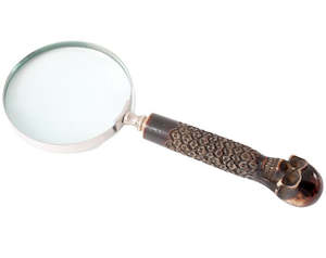 Clothing: Rembrandt Brass Skull Magnifier