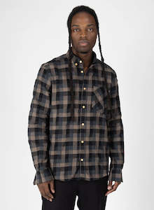 Federation Sunday Shirt Black Check