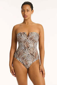 Sea Level Congo V Bandeau One Piece