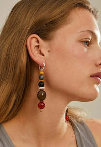 Pilgrim Naila Earrings Multi Coloured