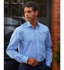 Clothing: Savile Row Blue Check Shirt