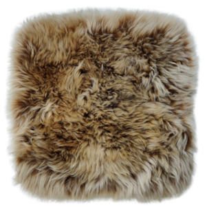 Sheepskin Cushion Cover - Cappuccino - Standard or Large Size