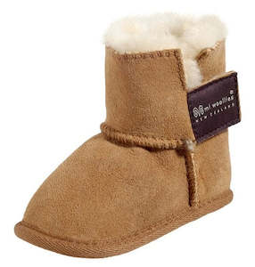 Snuggs - Infants Sheepskin Booties, 0-24months