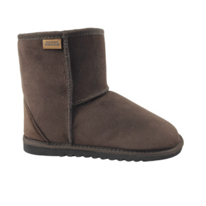 Kids Huia Short Boots - Chocolate - Sizes 1-7