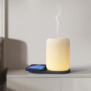 AURA Ceramic Aroma Diffuser with Charging Pad