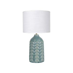 Bloom Ceramic Table Lamp - Blue