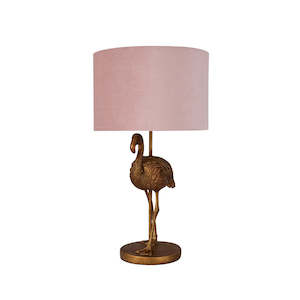 Lexi Lighting: Flamingo Standing Table Lamp - Gold