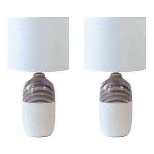 Botany Ceramic Table Lamp Set of 2