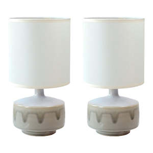 Lexi Lighting: Braid Ceramic Table Lamp Set of 2