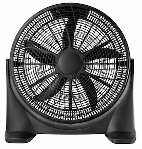 20" High Velocity Floor Fan - Black