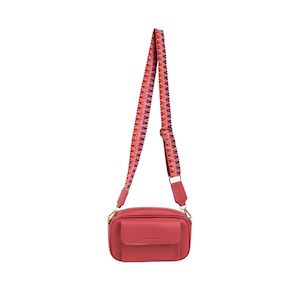 Lisbon Camera Bag - Raspberry