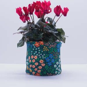 Personal accessories: Canvas Planter 10cm - Wild Flowers