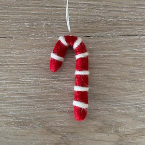 Christmas Felt Ornament - Candy Cane