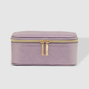 Jewellery Case - Lola Metallic Lilac