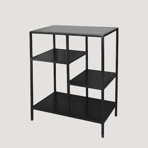 Personal accessories: French Country Staggered Iron Console - Black | Small