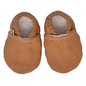 Personal accessories: Baby Booties - Linen Tikka