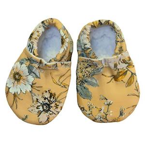 Baby Booties - Honey Flower