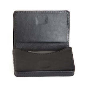 Leather Card Wallet - Ralph | Black