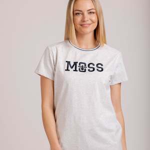 Moss Tee - Queen Bee | Grey Marle