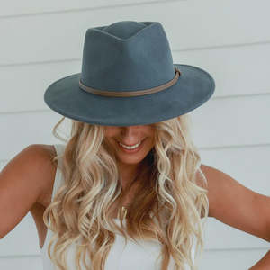 Personal accessories: Wool Felt Hat - Grey