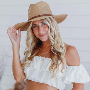 Personal accessories: Panama Hat - Tan