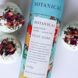 Botanical Foot Soak 3 Pack Tube