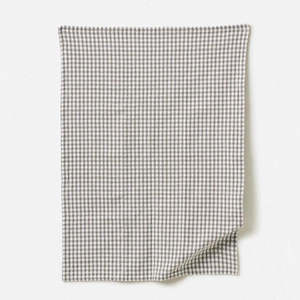 Personal accessories: Citta Tea Towel - Gingham Grey