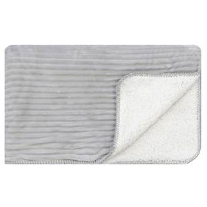 Sherpa Ribbed Blanket - Grey