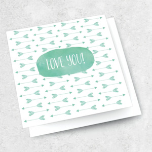 Ink Bomb Card - Love You