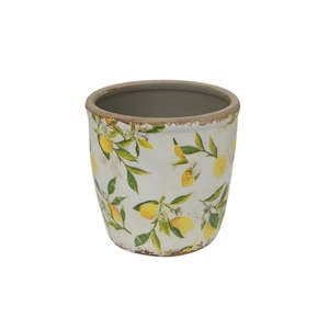 French Country Lemon Pot - Large