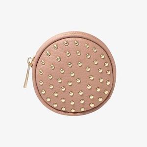 Poppy Stud Pouch - Blush